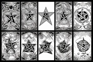 pentagram tattoo idea
