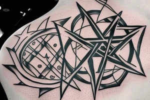 pentagram tattoo idea