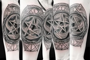 pentagram tattoo idea