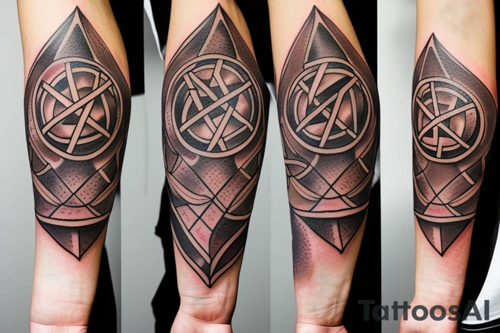 pentagram tattoo idea