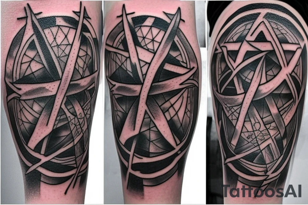 pentagram tattoo idea