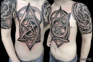 pentagram tattoo idea