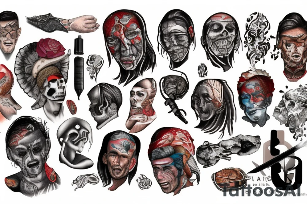 bright mars tattoo idea