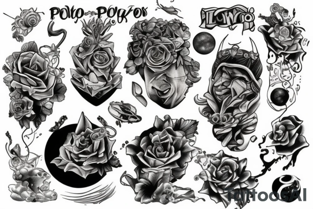 pluto tattoo idea