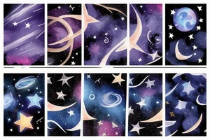 night sky connecting stars tattoo idea