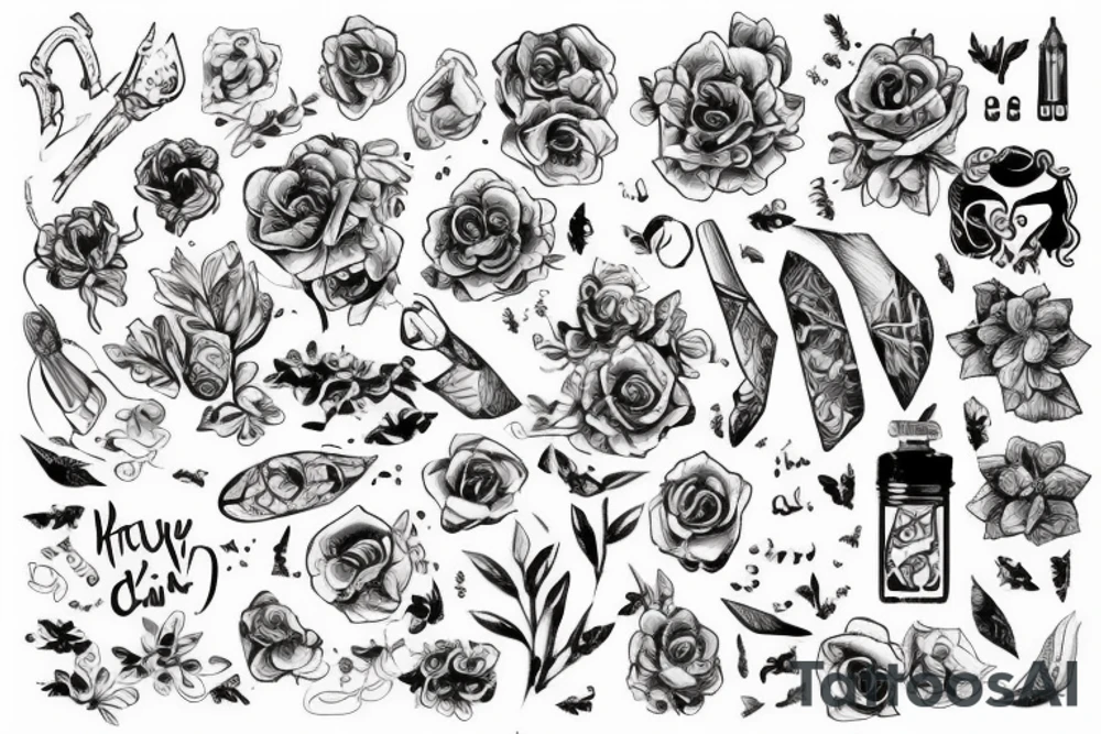 Нарисуй трайбл тонкий для девушки на поясницу tattoo idea