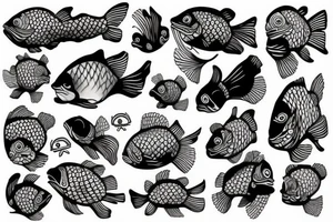 Gelly fish tattoo idea