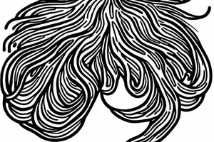 In the glass of wine there is a jelly-fish tattoo idea