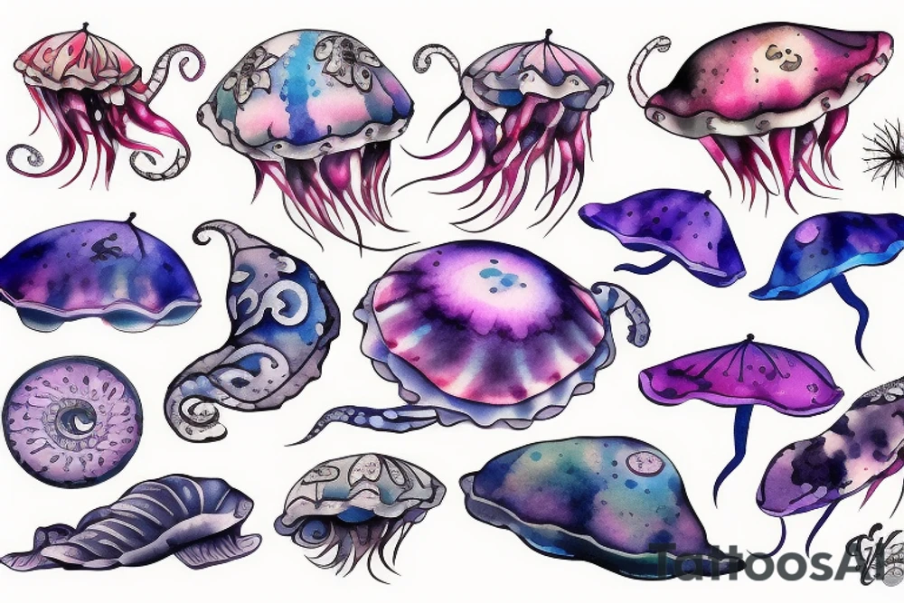 a jelly-fish tattoo idea