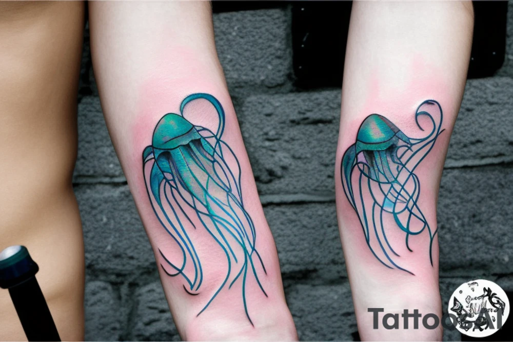 a jelly-fish tattoo idea