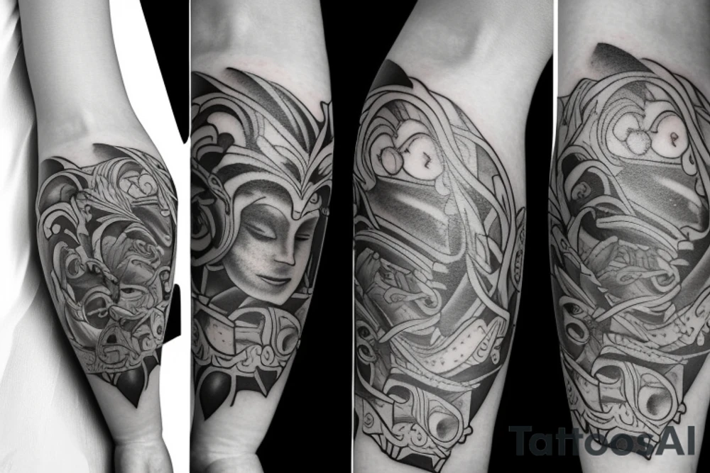 mirror twins tattoo idea