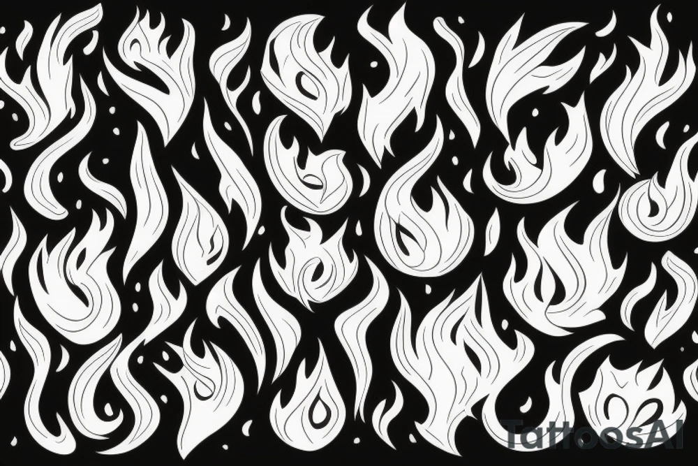 twins flame tattoo idea