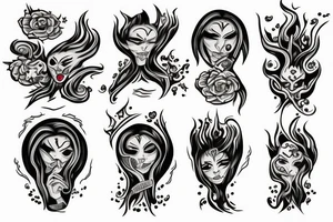 twins flame tattoo idea