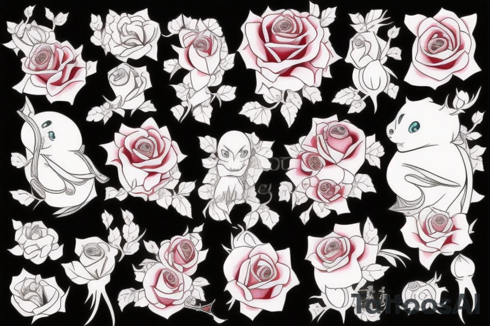 a rose tattoo idea