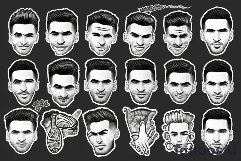 Lionel Andrés Messi tattoo idea