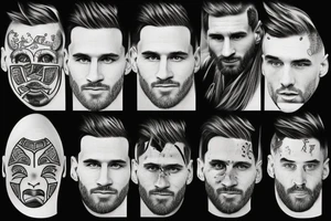 Lionel Andrés Messi tattoo idea