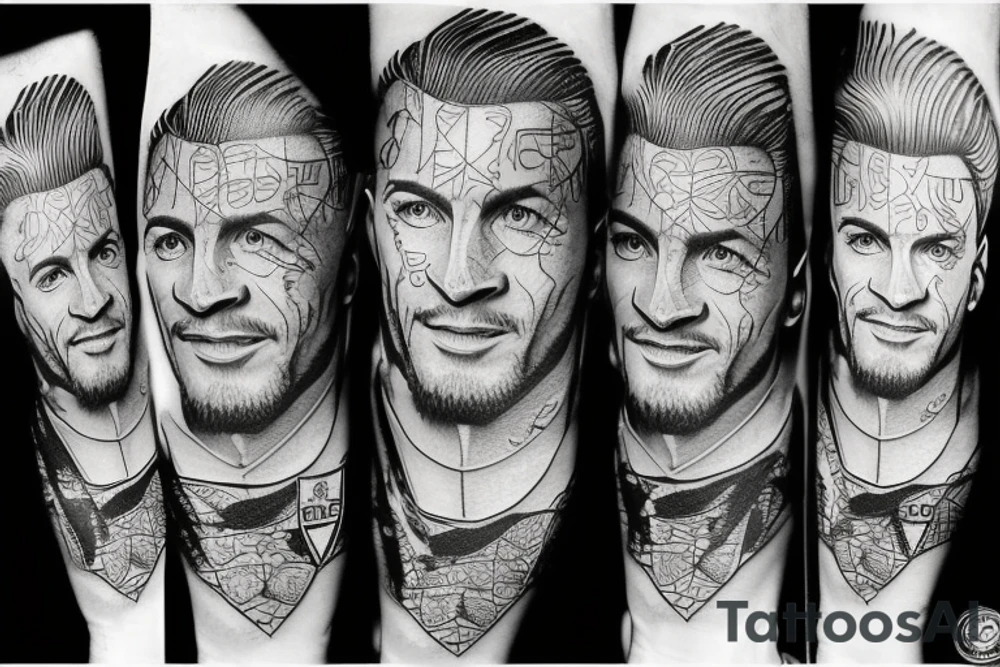 Lionel Andrés Messi tattoo idea