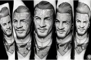 Lionel Andrés Messi tattoo idea