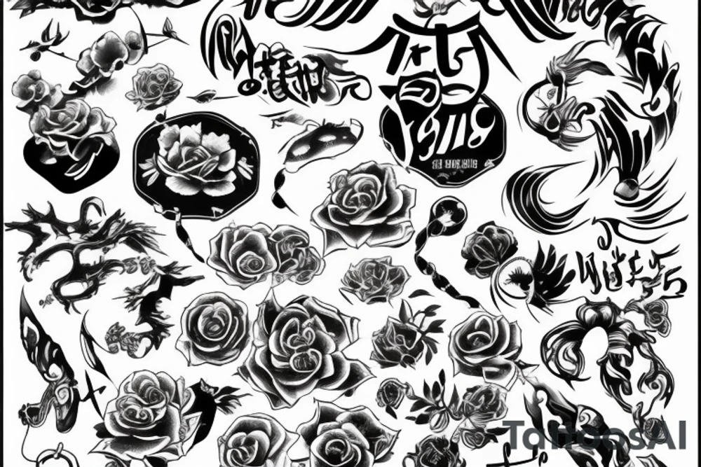 HJ英文字母 tattoo idea