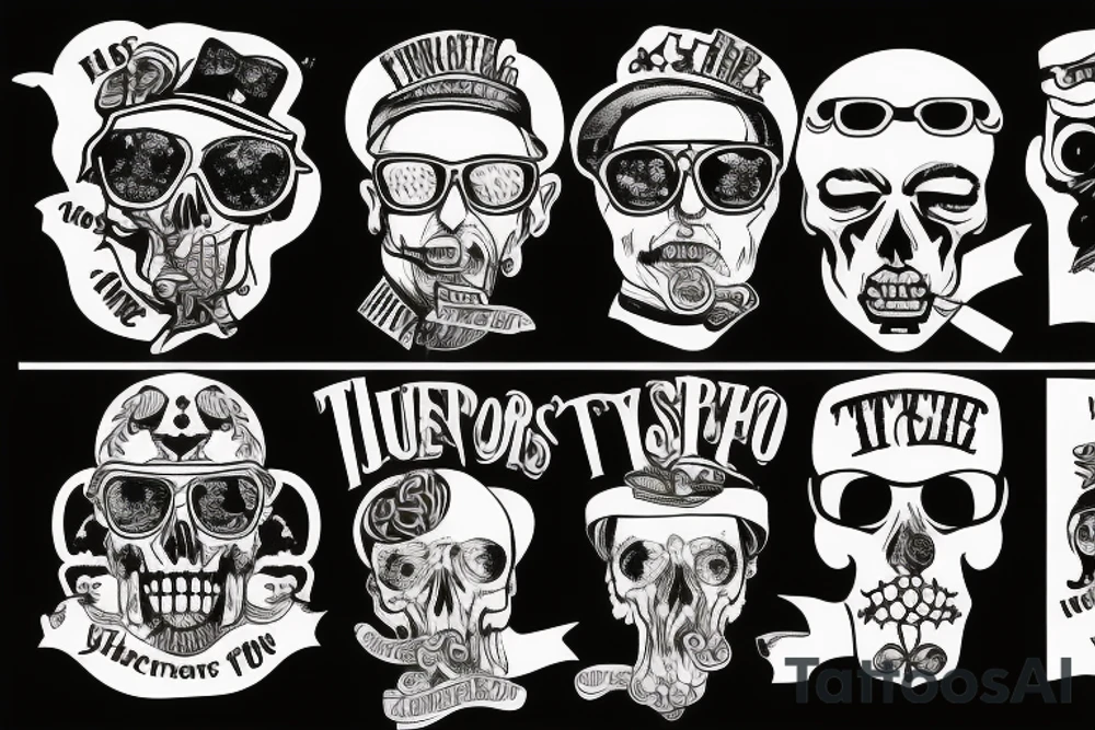 Hunter S. Thompson and Theatre tattoo idea