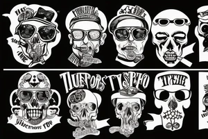 Hunter S. Thompson and Theatre tattoo idea