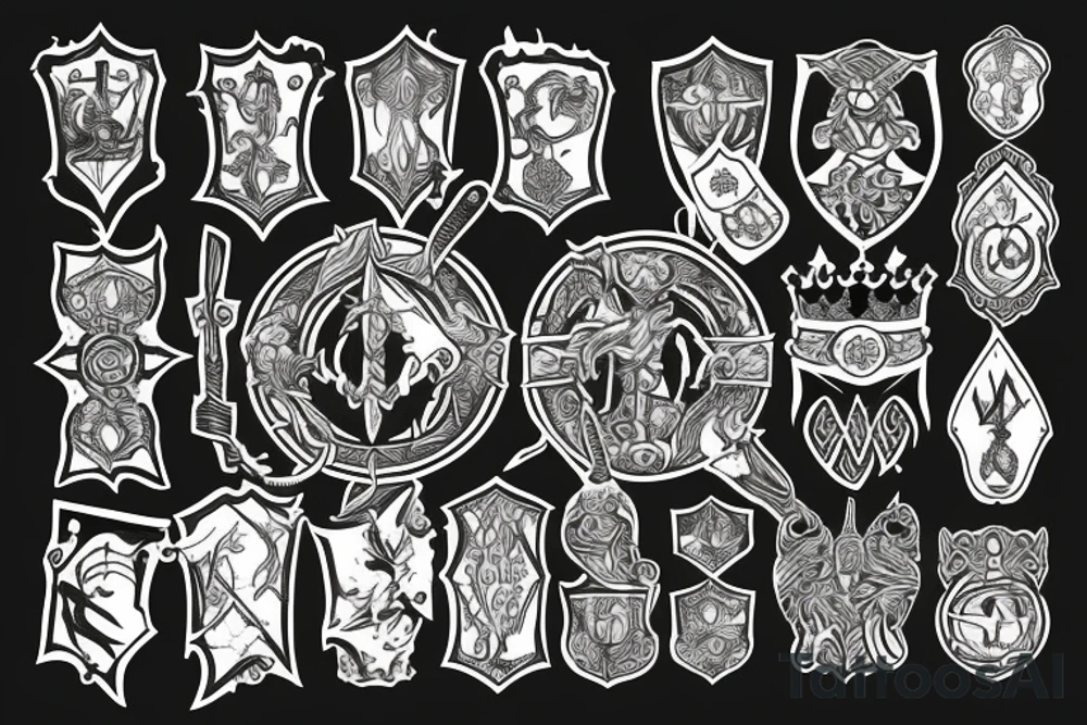 King Arthur's era tattoo idea