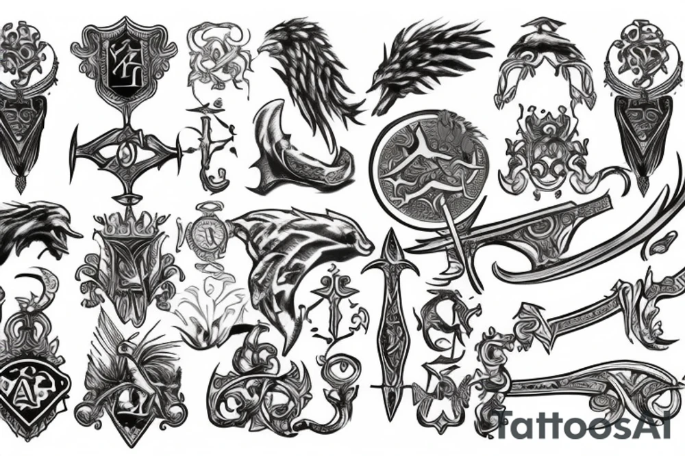 King Arthur's era tattoo idea