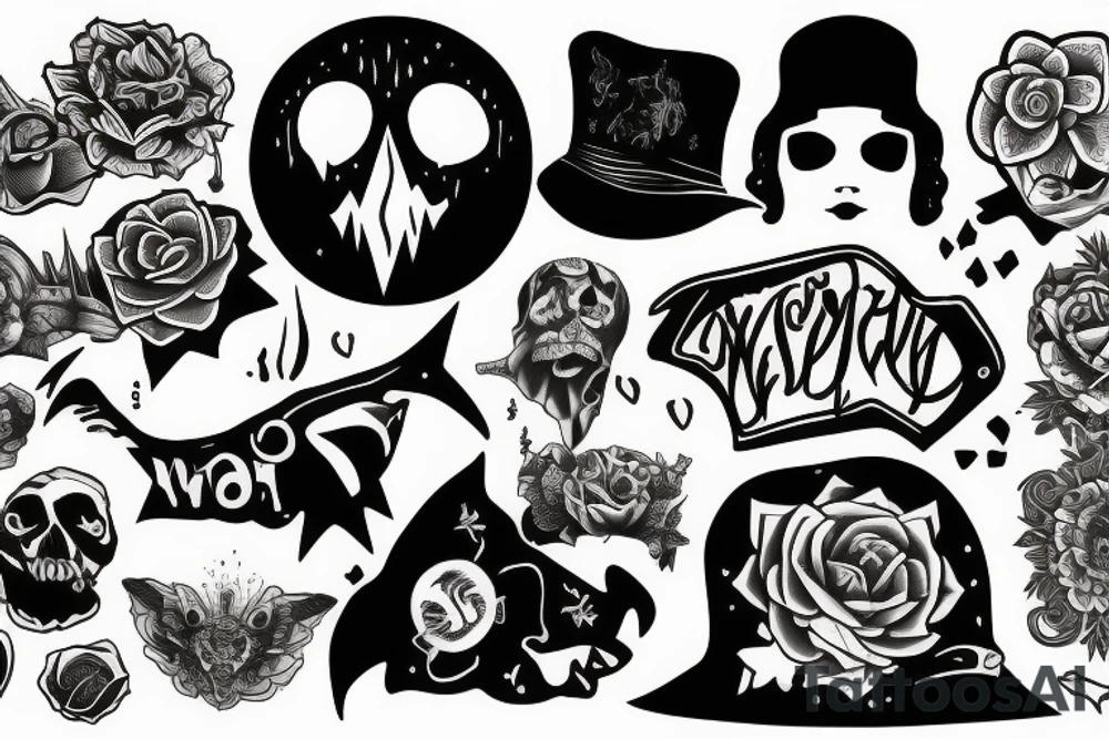 wasted youth tattoo idea