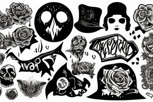 wasted youth tattoo idea