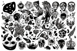 wasted youth tattoo idea