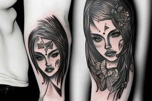 wasted youth tattoo idea
