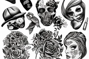wasted youth tattoo idea