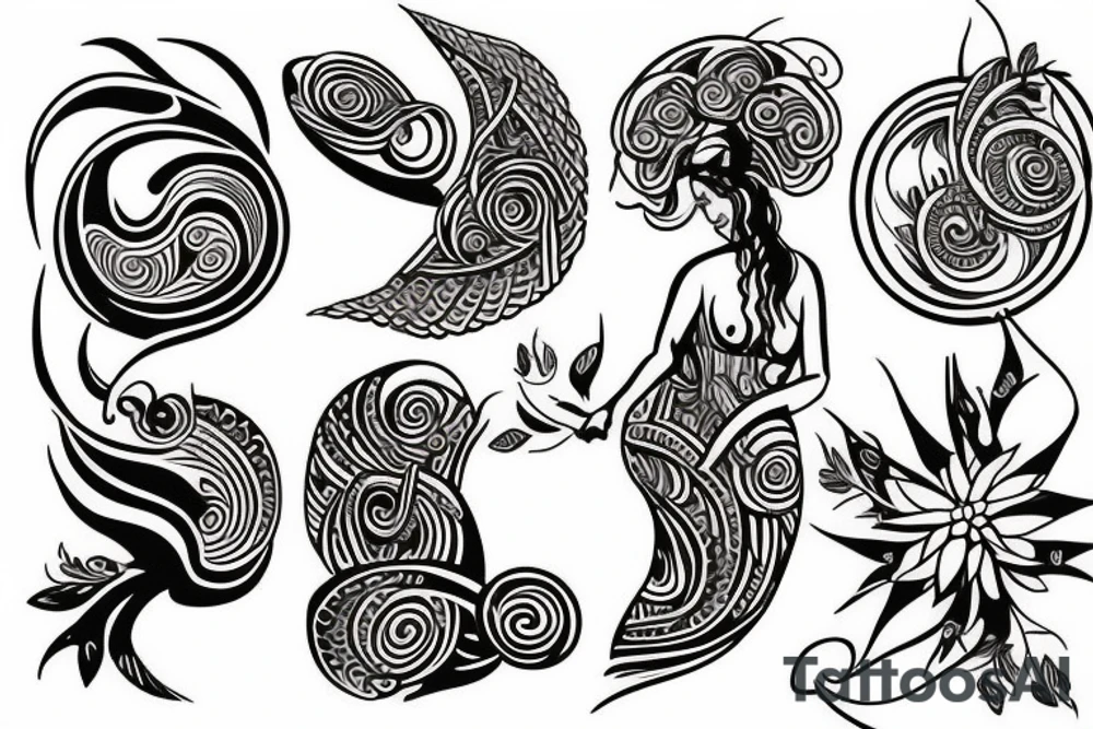 Greek goddess tattoo idea