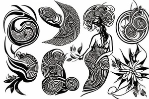 Greek goddess tattoo idea