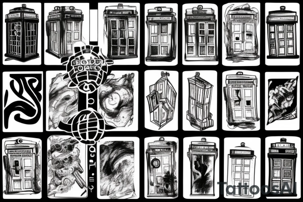 TARDIS doctor who tattoo idea
