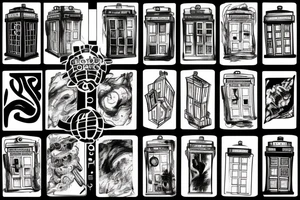 TARDIS doctor who tattoo idea