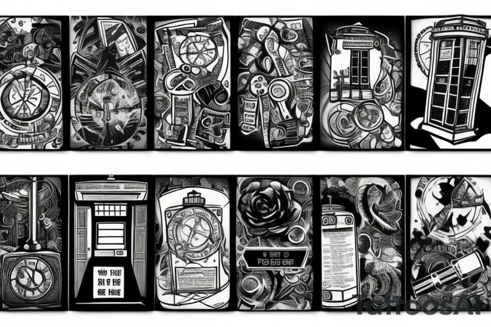 TARDIS doctor who tattoo idea