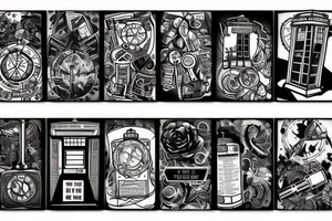 TARDIS doctor who tattoo idea