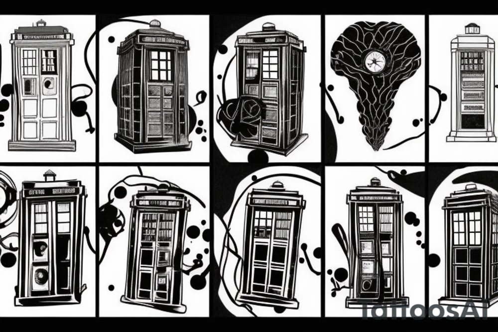 TARDIS doctor who tattoo idea
