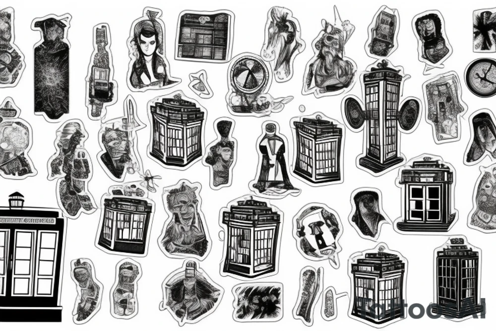 TARDIS doctor who tattoo idea