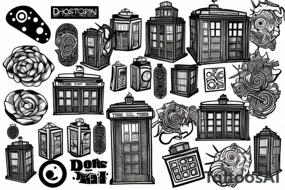 TARDIS doctor who tattoo idea
