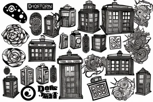 TARDIS doctor who tattoo idea