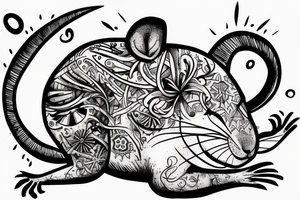 rat tattoo on the wrist tattoo idea