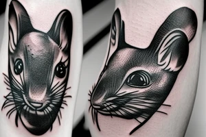 rat tattoo on the wrist tattoo idea