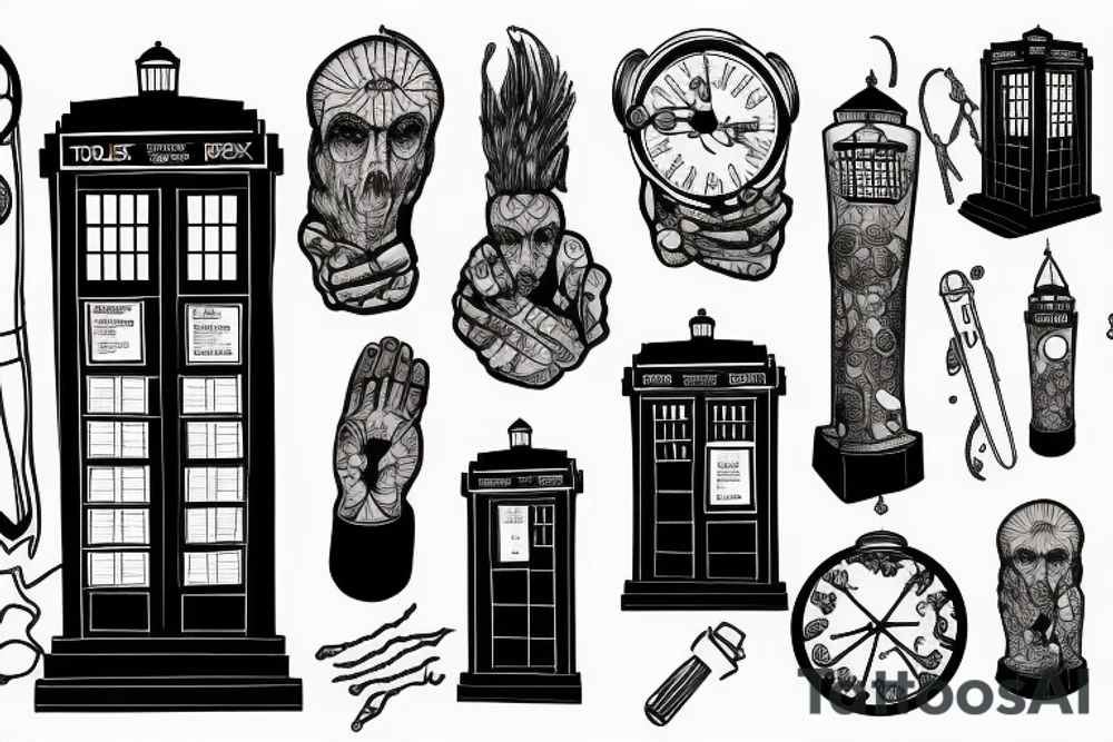 TARDIS doctor who tattoo idea