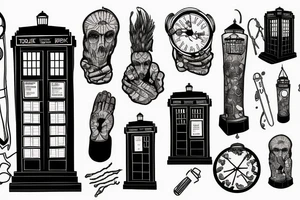 TARDIS doctor who tattoo idea