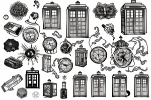 TARDIS doctor who tattoo idea