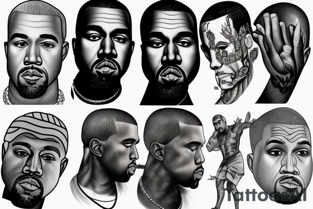 kanye west tattoo idea