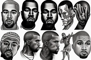 kanye west tattoo idea