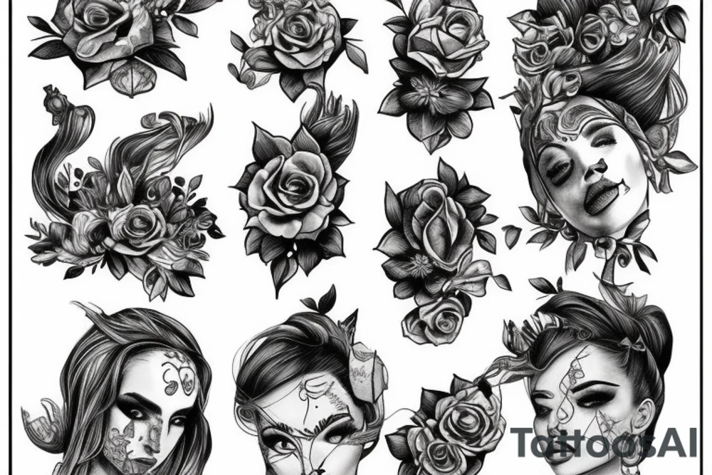 ana de armas tattoo idea